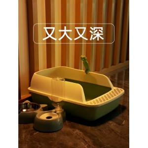 猫砂盆超大号半封闭式猫厕所